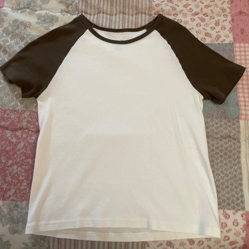 Brown Baseball Tee